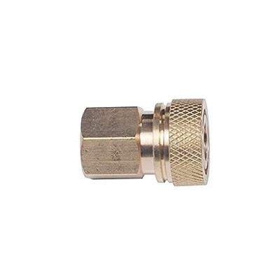 TUXING Universal 1/8 BSPP Male to 8MM Female Quick-Disconnect Connector Brass Adapter (1/8 BSPP Male to 8mm Female)