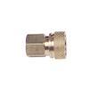 TUXING Universal 1/8 BSPP Male to 8MM Female Quick-Disconnect Connector Brass Adapter (1/8 BSPP Male to 8mm Female) view 1