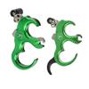 AMEYXGS Archery Release Aids 3 Finger or 4 Finger Automatic Release Aids Aluminum Alloy Adjustable Thumb Trigger Detachable Thumb Grip for Compound Bow (Green) view 2
