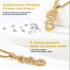 GoldChic Ice CZ Dragon Necklace For Women, Customized 18K Gold Plated Chinese Dragon Pendant Men Mascot Lucky Charm Necklace Hiphop Jewelry view 4