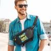 Divoom Sling Bag with LED Display, Crossbody Waterproof Shoulder Chest Backpack Cycling Travel Daypack for Men Women view 2