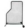 Reidy Sports Baseball L Screen Portable 7 ft H x 5 ft W #36 Nylon Double Net Body Protector Batting Cage Safety Screen for Line Drive Super Heavy Duty Steel Frame Construction view 1