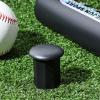4 Pieces Lacrosse Tape Saver Butt End Plastic Polygon Lacrosse End Caps Hockey Stick Supplies, Black view 3
