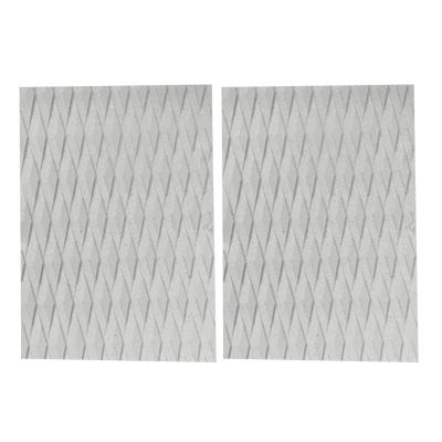 2 Pieces EVA Surfboard Traction Pads Surf Deck Grip Anti Slip Traction Pads for Kiteboard Bodyboard Longboard (Color : Sky Blue)