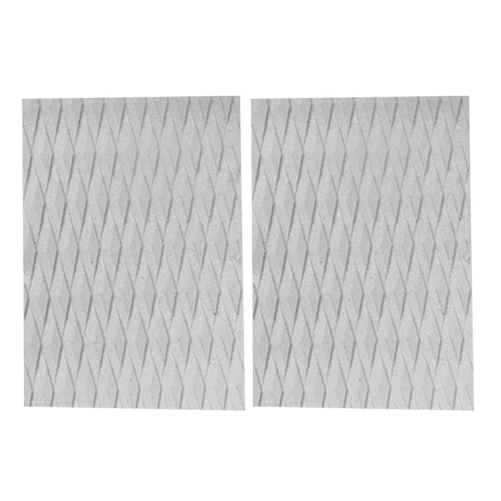 2 Pieces EVA Surfboard Traction Pads Surf Deck Grip Anti Slip Traction Pads for Kiteboard Bodyboard Longboard (Color : Sky Blue)
