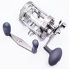 Apple&Orange CL60 Round Baitcasting Reel Right Handed Fishing Reel with Crank Handle,Smooth Powerful Inshore Trolling Reel Conventional Reel for Muskie Catfish (Gunsmoke with Handle) view 1