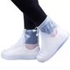 Waterproof Shoes Cover, Rain Boot Shoe Covers, Reusable Women Men PVC Rubber Sole Overshoes Galoshes Protectors for Cycling Camping Travel (XXXL, White) view 1