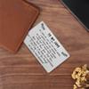 DEGASKEN Valentines Day Gifts for Men Him, To My Love Wallet Card, I Love You Gifts for Him Her, I Cant Say I Love You Enough So This Is Your Reminder, Anniverary Gifts for Men Husband view 4