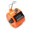 Bettomshin 1Pcs Plastic Handheld Tally Counter 4-Digit Number Count Clicker Counter, Mechanical Palm Clicker Counter Pitch Counter for Sport/Stadium/Coach/Fishing/Golf and Other Event (Orange) view 1