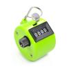 Bettomshin 1Pcs Plastic Handheld Tally Counter 4-Digit Number Count Clicker Counter, Mechanical Palm Clicker Counter Pitch Counter for Sport/Stadium/Coach/Fishing/Golf and Other Event (Green) view 1