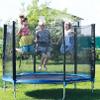LJHSS Trampoline Net,Round Trampoline Enclosure Net,Trampoline Replacement Safety Enclosure Net,for Outdoor Trampoline Accessories view 2