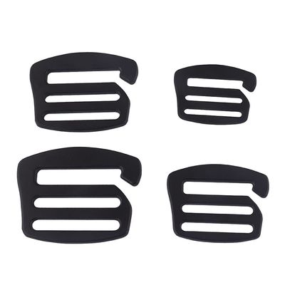 25-38mm Black Swimsuit Bra Strap G Hooks Replacement Bra Strap Slide Hook for Swimwear Lingerie Bra Making Metal Adjuster Bra Buckle DIY 4pcs (30mm)