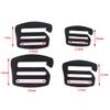 25-38mm Black Swimsuit Bra Strap G Hooks Replacement Bra Strap Slide Hook for Swimwear Lingerie Bra Making Metal Adjuster Bra Buckle DIY 4pcs (30mm) view 2