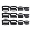 25-38mm Black Swimsuit Bra Strap G Hooks Replacement Bra Strap Slide Hook for Swimwear Lingerie Bra Making Metal Adjuster Bra Buckle DIY 4pcs (30mm) view 4
