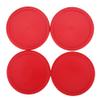 2Pcs Plastic Air Hockey Pushers and 4Pcs Pucks 2Pcs Green Pads Replacements for Game Tables Goalies(S60mm) view 4