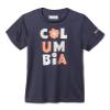 Columbia Youth Girls Mirror Creek Short Sleeve Graphic Shirt, Nocturnal Flowery Type, X-Large view 1