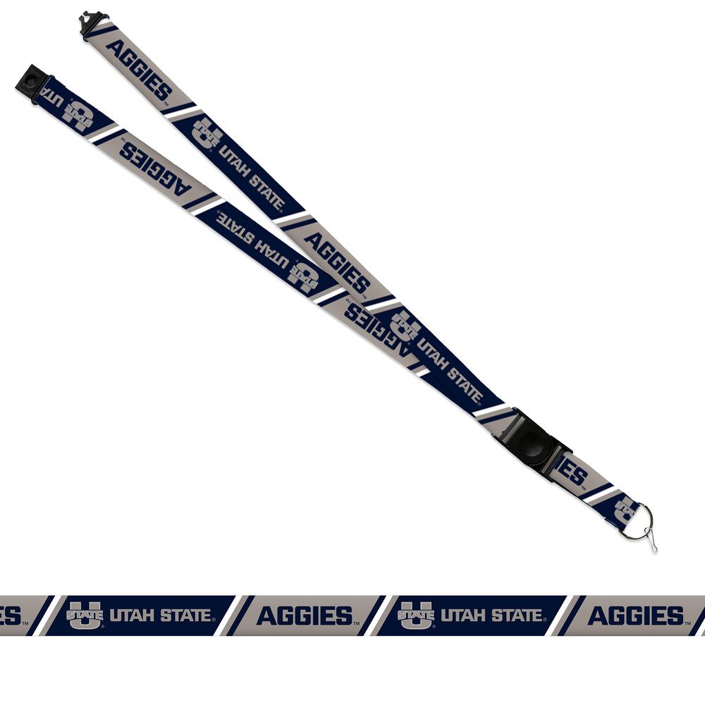Rico Industries NCAA Utah State Aggies Safety Breakaway Lanyard 18" x 1"