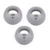 Atomik Rock Climbing Holds Set of 3 Large Bolt-On Jug Rings in Gray view 2