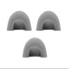 Atomik Rock Climbing Holds Set of 3 Large Screw-On Ring Jugs in Gray Easy for Kids on Any Wall view 4
