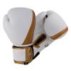 Ultimate - Elite Boxing Gloves White Gold - Boxing MMA Muay Thai Training and Bag Work (16oz) view 1