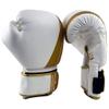 Ultimate - Elite Boxing Gloves White Gold - Boxing MMA Muay Thai Training and Bag Work (16oz) view 2