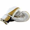Ultimate - Elite Boxing Gloves White Gold - Boxing MMA Muay Thai Training and Bag Work (12oz) view 3