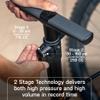 Topeak JoeBlow Tubi 2Stage Bike Pump  High-Pressure & High-Volume Floor Pump with TubiHead for Tubeless & Standard Tires, Dual-Scale Gauge, Long Hose, Durable Steel & Aluminum Construction view 4
