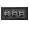 Personalized Hat Clip Golf Ball Marker Set~3 Finishes~9Engraving Styles (Pewter-Initials w/Text) view 1