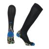 Vitalsox Italy Silver Drystat Patented Graduated Compression Socks, CRAZY-BLACK TURQUOISE, Large view 1