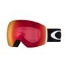 Oakley Flight Deck L OO7050 Black/Prizm Snow Torch Iridium Ski Goggles For Men For Women + Bundle Accessory Leash Kit, Microfiber Pouch (Large) view 1