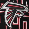 47 Men's Black Atlanta Falcons Double Block Pullover Hoodie view 4