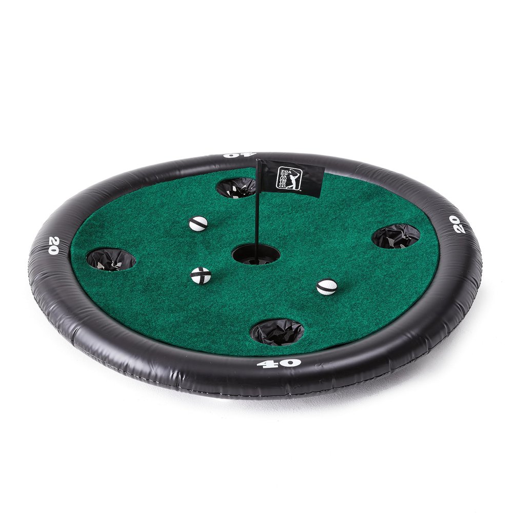 PGA Tour Unisex Pool Chipping Float, Caviar, One Size