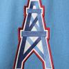 47 Men's Powder Blue/Red Houston Oilers Lacer V-Neck Pullover Hoodie view 3