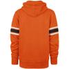 47 Men's Orange Miami Dolphins Double Block Pullover Hoodie view 3