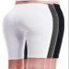 Design by Olivia Women's Basic Solid Active Yoga Biker Shorts 3PACK - Black/Charcoal/White 1X view 2