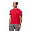 Columbia Mens Thistletown Hills Short Sleeve T-Shirt, Mountain Red, Small view 3