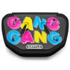 Battle Sports Novelty Football Back Plate  Hard Shell Lower Back Protector with Contoured Foam for High-Impact Protection - Adult, Gang Gang, Black view 2