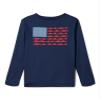 Columbia Youth Boys Terminal Tackle PFG Fish Flag Long Sleeve, Collegiate Navy/Red Spark, Large view 3