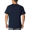 Columbia Mens Thistletown Hills Short Sleeve T-Shirt, Collegiate Navy Heather, 5X view 2