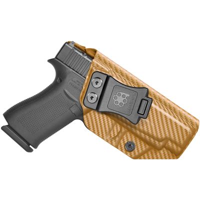 Amberide Glock 48 IWB Holster, Kydex-Boltaron Inside Waistband Holster for Glock 48 9mm, Quick Draw, Secure Retention, Adjustable 0-30 Cant