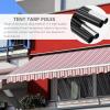 Cabilock Outdoor Awning Pole Camping Tent Support Rod for Canopy Tarp and Sunshade and Sturdy Design for Hiking Travel and Outdoor Activities view 2
