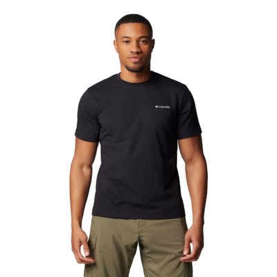 Columbia Mens Thistletown Hills Short Sleeve T-Shirt, Black, 5X Tall