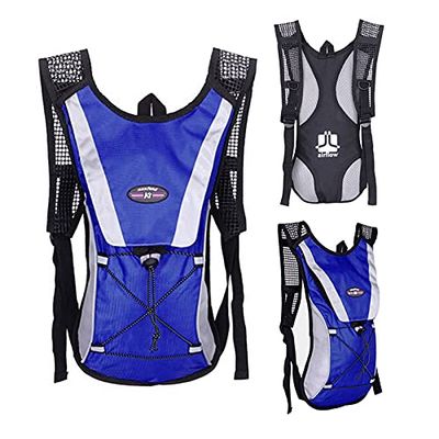 Hydration Packs with 2L Water Bladder, Hydration Packs Bule Backpack, Sports Outdoor Cycling Running, Proof for Men and Women, Cycling Sports Bags 1Pcs