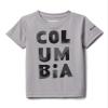 Columbia Youth Boys Grizzly Ridge Short Sleeve Graphic Shirt, Columbia Grey Undercover Type, X-Large view 3