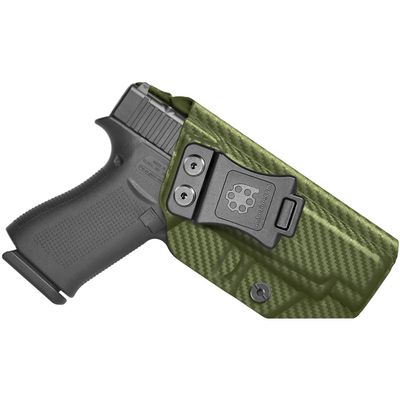 Amberide Glock 48 IWB Holster, Kydex-Boltaron Inside Waistband Holster for Glock 48 9mm, Quick Draw, Secure Retention, Adjustable 0-30 Cant