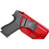 Amberide Glock 48 IWB Holster, Kydex-Boltaron Inside Waistband Holster for Glock 48 9mm, Quick Draw, Secure Retention, Adjustable 0-30 Cant view 1