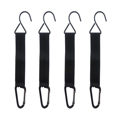 Dongawin fence hook-used for baseball/softball equipment, racket bags, tennis bags, water bottle basketball bags, and other backpack tote bags and anything you think is suitable for. (4pcs)