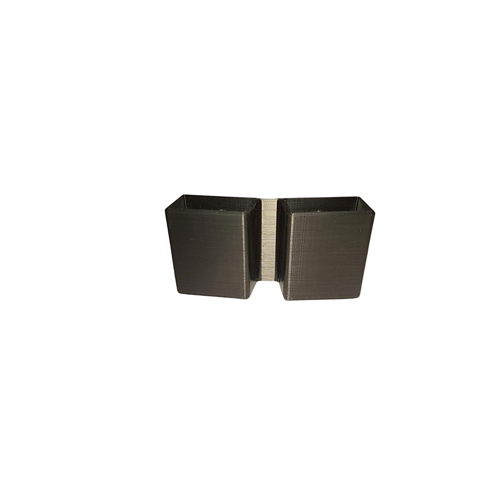 Double Magazine Pouch (OWB) for Glock 43 Magazines, 2 in a Row, Adjustable Belt Loops fit: 1.5 inch and 1.75 inch
