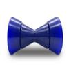 COLOFULWAY 4" Boat Trailer Roller Assembly Poly Bow Roller with Spoke fits 1/2" Shaft, Polyurethane(Blue) view 1
