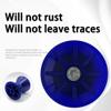 COLOFULWAY 4" Boat Trailer Roller Assembly Poly Bow Roller with Spoke fits 1/2" Shaft, Polyurethane(Blue) view 3